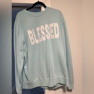 LIVING FULLY CO collab blessed crewneck.
